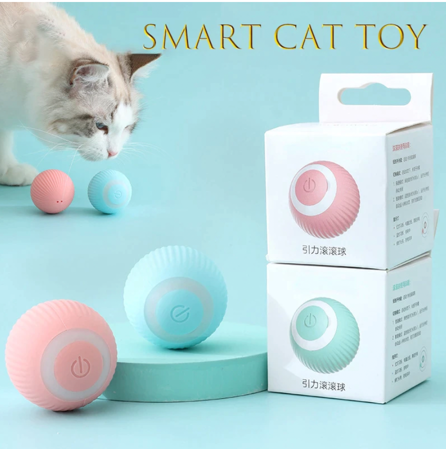 Smart Cat Toy Automatic Rolling Ball